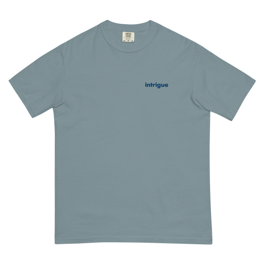 Intrigue embroidered logo tee