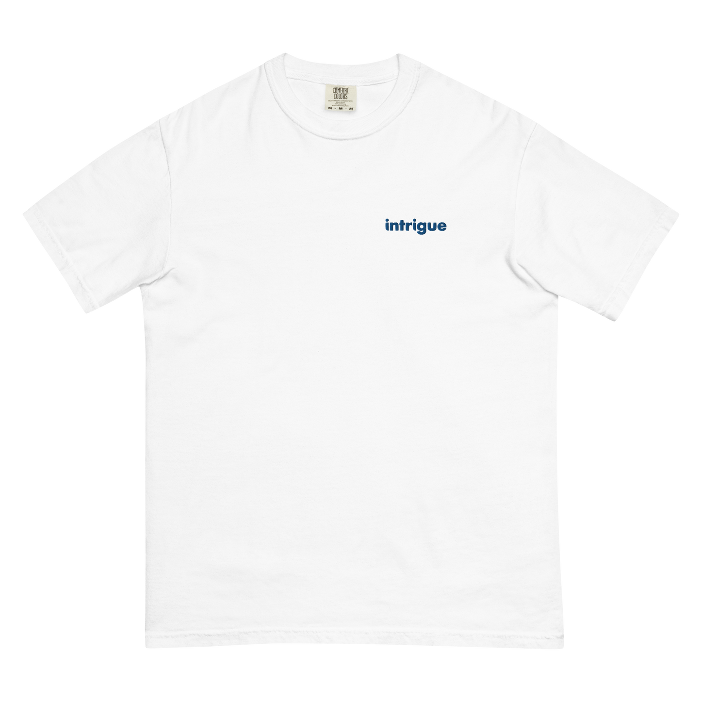 Intrigue embroidered logo tee